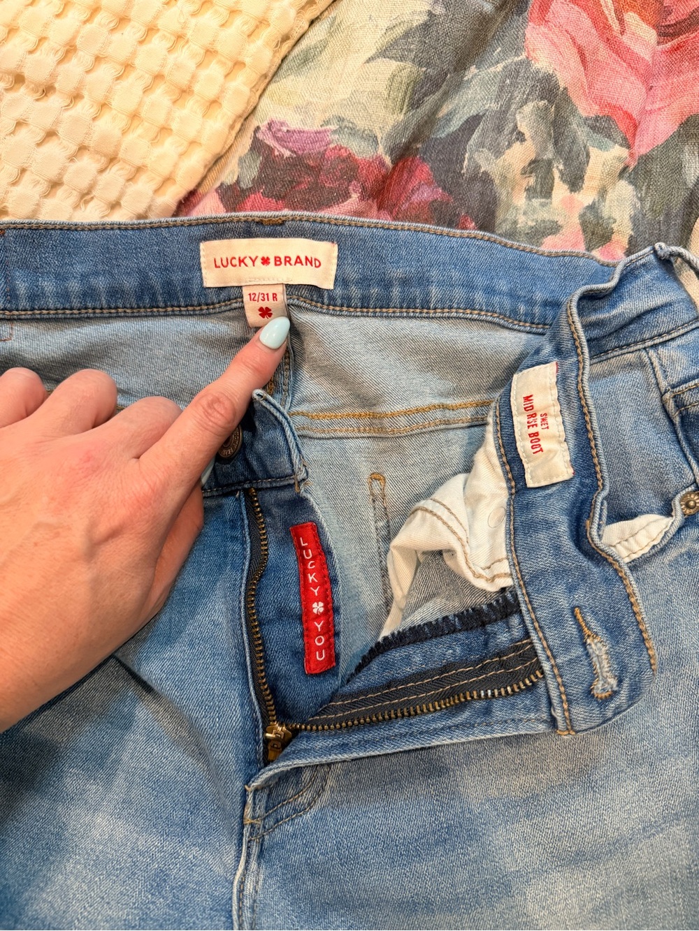 Lucky Brand Light Blue High-Rise Women's Jeans